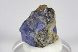 Tanzanite Crystals, Calcite and Graphite Association - Tanzania #178322-3